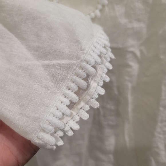 Italy 0039 Linen V-neck Tunic - XS - Picture 5 of 11